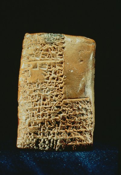 Spijkerschrifttablet door Sumerian